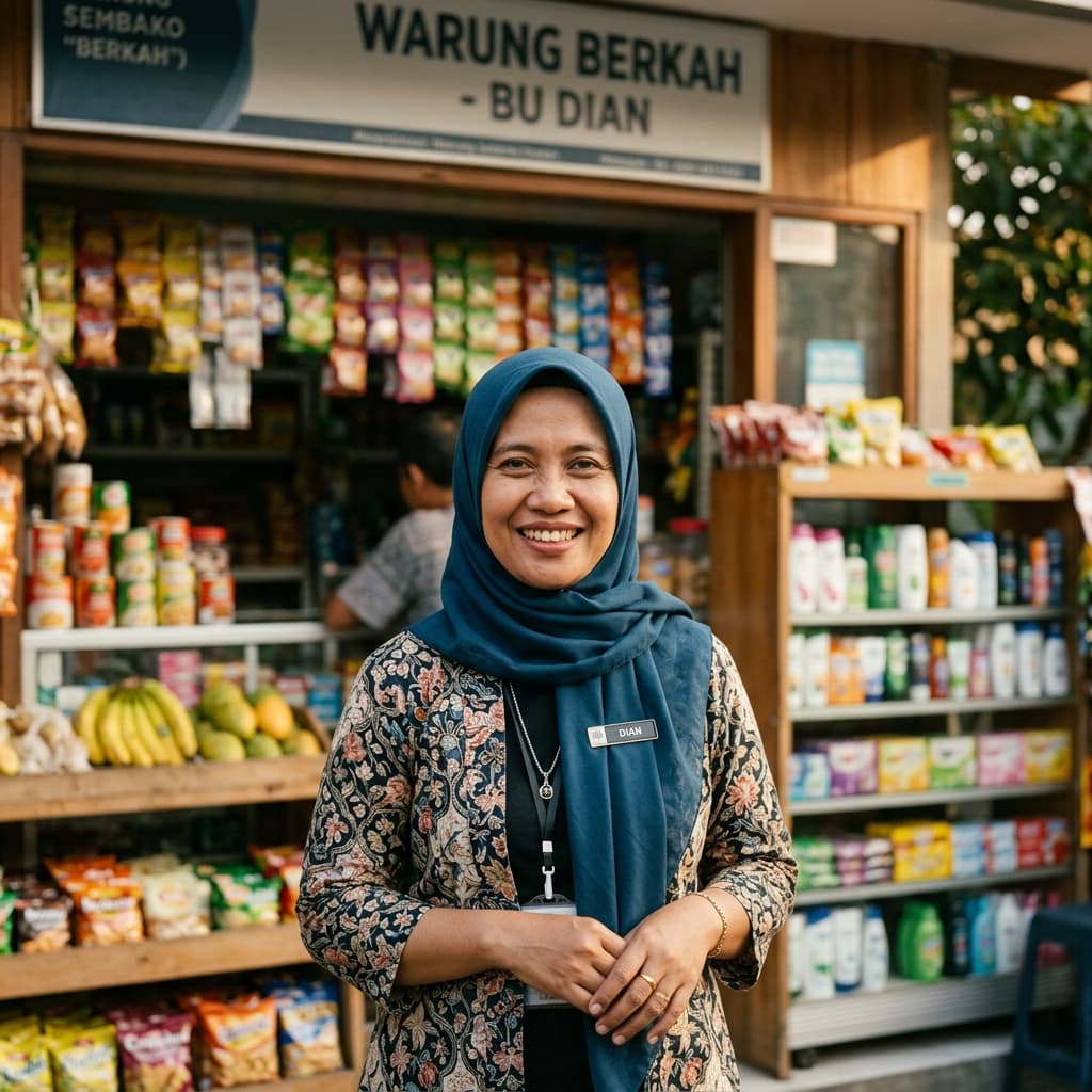 Ibu Siti - Pemilik Toko Berkah
